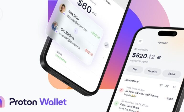 «L'envoi de btc auussi Simple Que l'Evoi d'Un e-mail» – Proton Lance Son Wallet Bitcoin en Auto-Gredtion