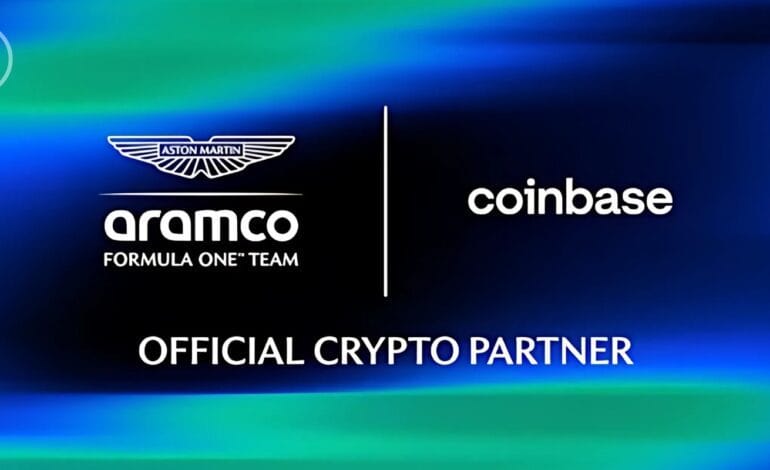 L'EXCHIPTION CRYPTO COINBASE DEVIENT LE SPANNOR OFFICIEL D'ASTON MARTIN EN FORULE 1